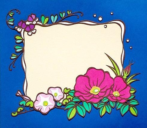 Flowers Mixed Media - Sweetbriers Sea Bells and Sea Peas by Tomoko Hirano Flowers Mixed Media - Sweetbriers Sea Bells and Sea Peas by Tomoko Hirano