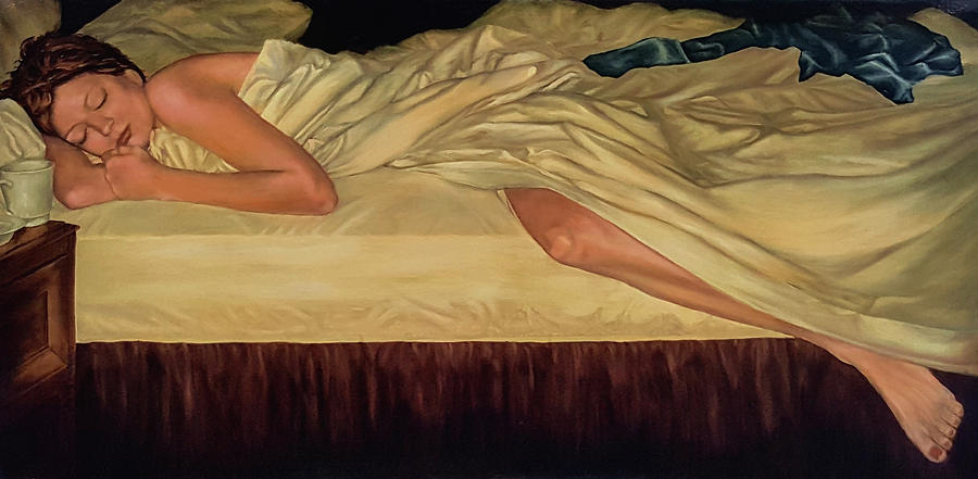 Nude Painting - Sweetest Dreams by John Entrekin Nude Painting - Sweetest Dreams by John Entrekin
