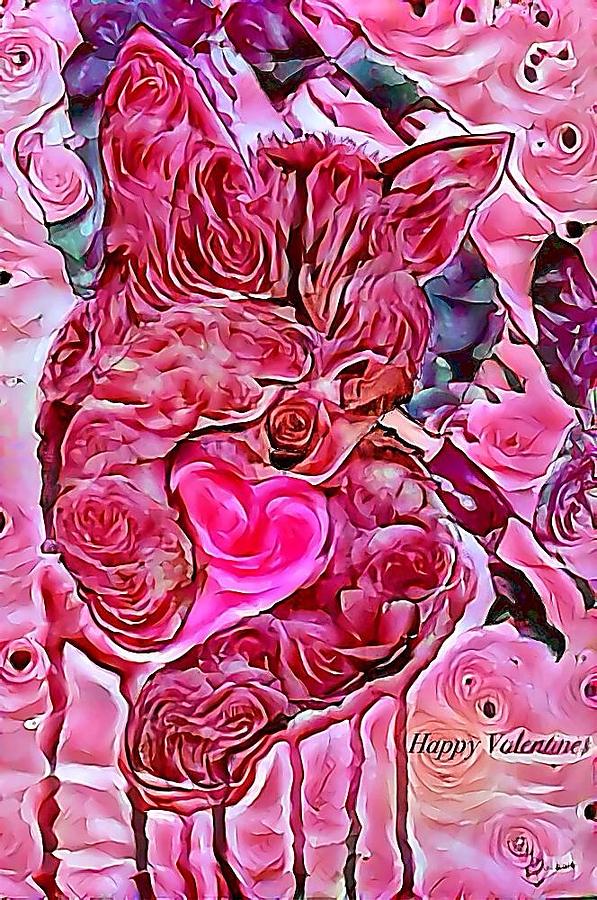 Rose Digital Art - SweetheART  by Modesto Aceves