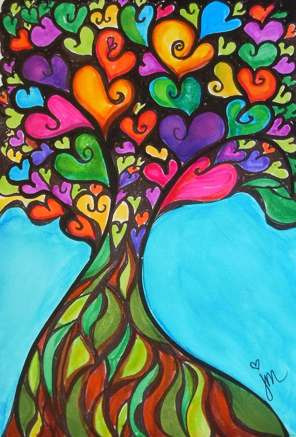 Sweetheart Tree Drawing by Jewell McChesney - Fine Art America