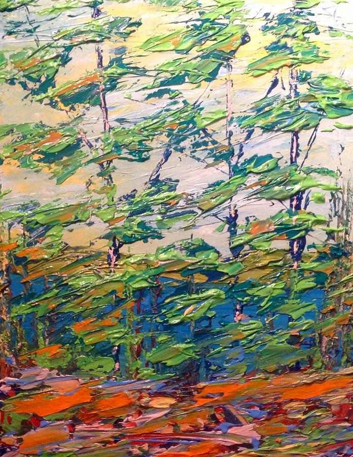 Swept Pines No.1 Painting by Desmond Raymond