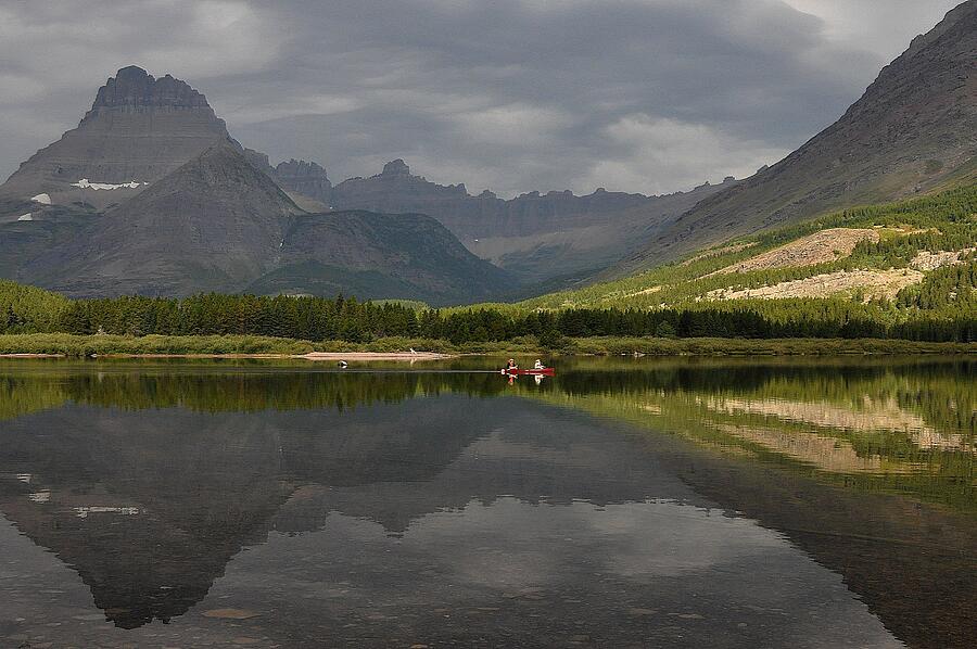 Glacier National Park Photograph - Swift Current Lake by Steve Brown