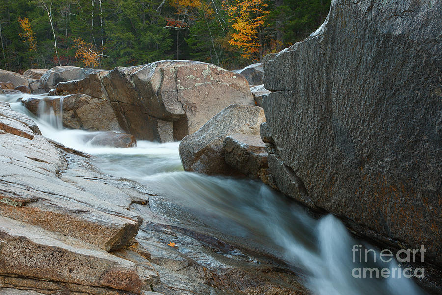 Nature Photograph - Swift River Lower Falls - Albany, New Hampshire by Erin Paul Donovan