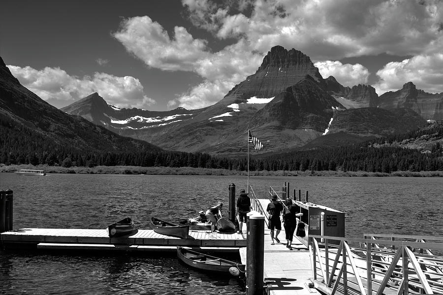 Swiftcurrent Lake 2 Photograph by Lee Santa