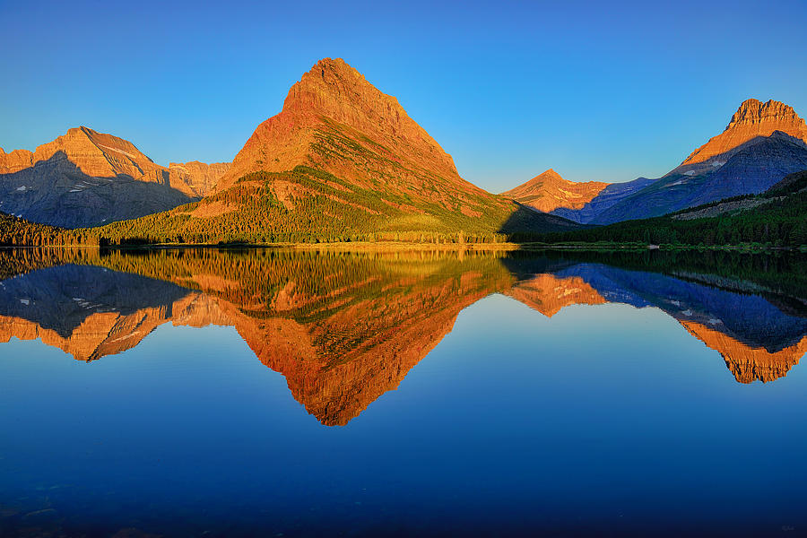 Swiftcurrent Morning Reflections Photograph by Greg Norrell
