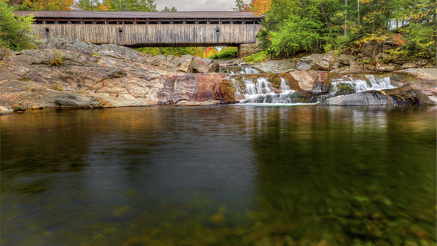 Swiftwater Covered Bridge Photograph by Bill Wakeley