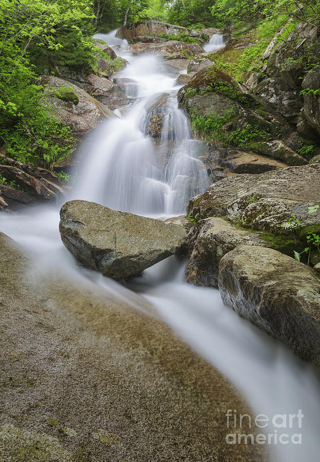 Nature Photograph - Swiftwater Falls - Franconia Notch State Park New Hampshire by Erin Paul Donovan
