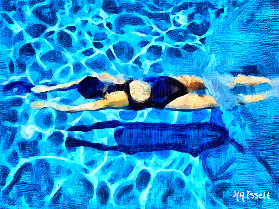 Swim and Dive VI Digital Art by Humphrey Isselt
