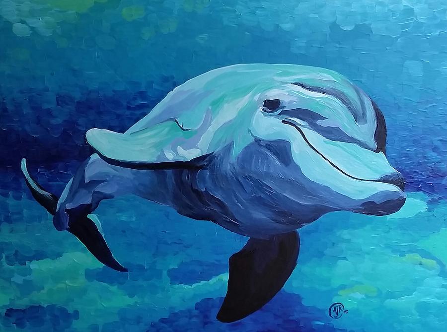 Spotted Dolphin Paintings for Sale - Fine Art America