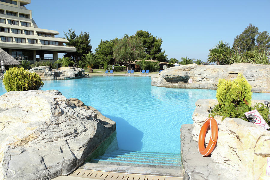 Swimming Pool Entrance Photograph by Goce Risteski