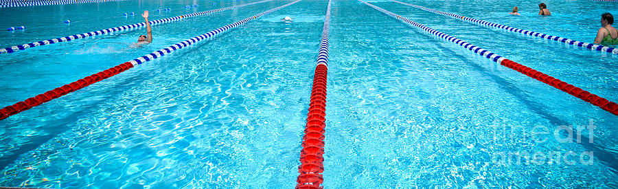 Pittsburgh Photograph - Swimming Pool Lap Lanes by Amy Cicconi