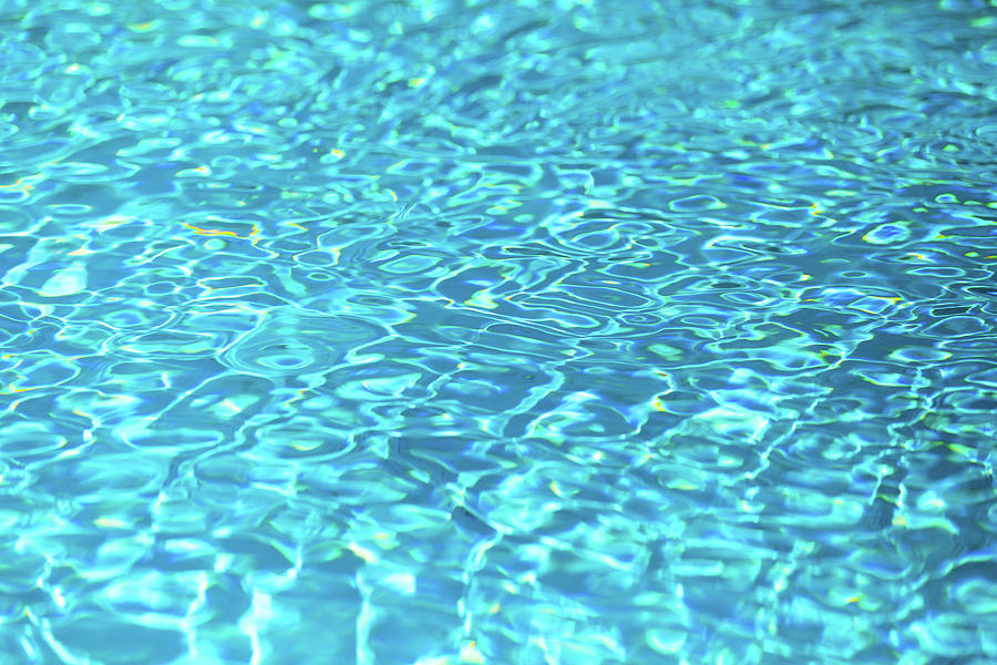 Swimming Pool Ripples Photograph by SR Green