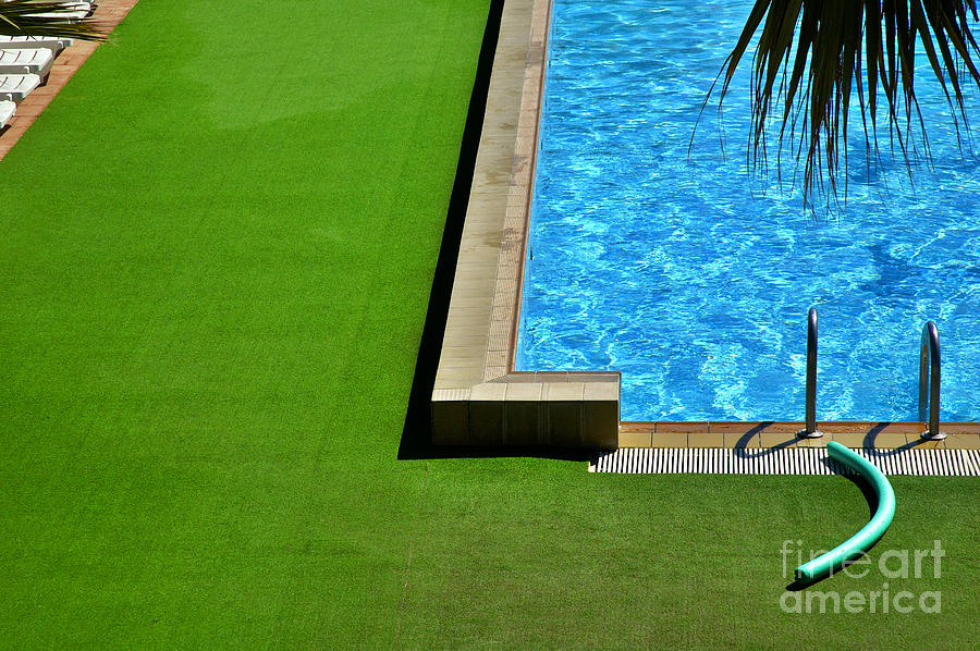 Summer Photograph - Swimming pool by Silvia Ganora