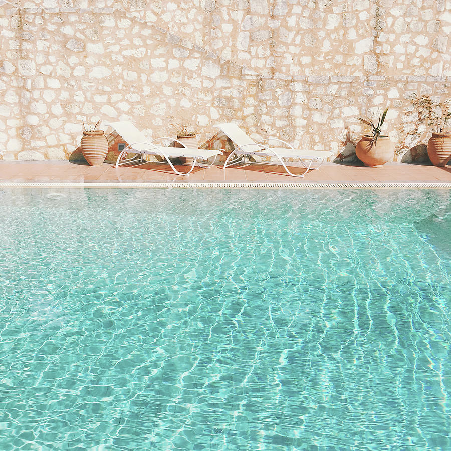 Summer Photograph - Swimming Pool V by Cassia Beck