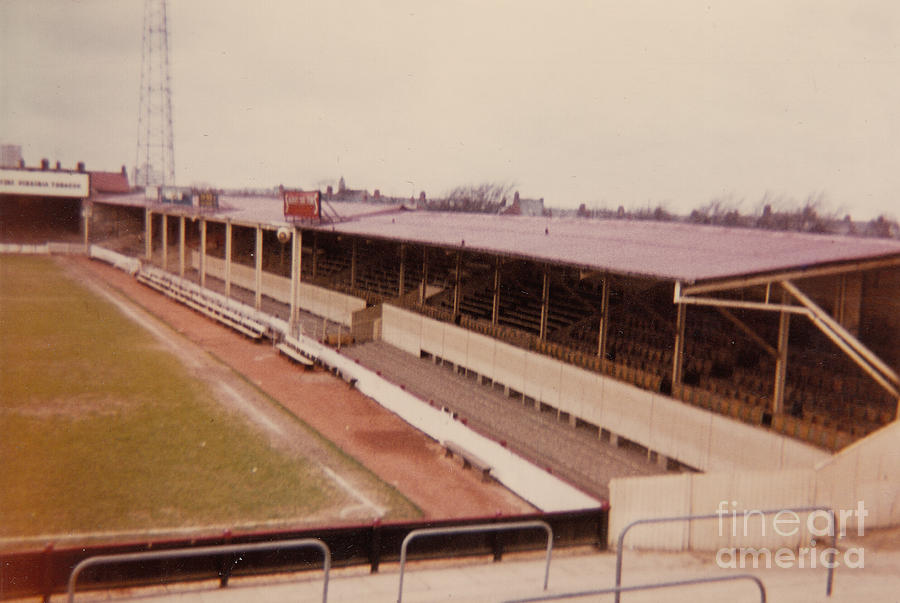 Swindon - County Ground - Main Stand 1 - 1970 Photograph by Legendary Football Grounds