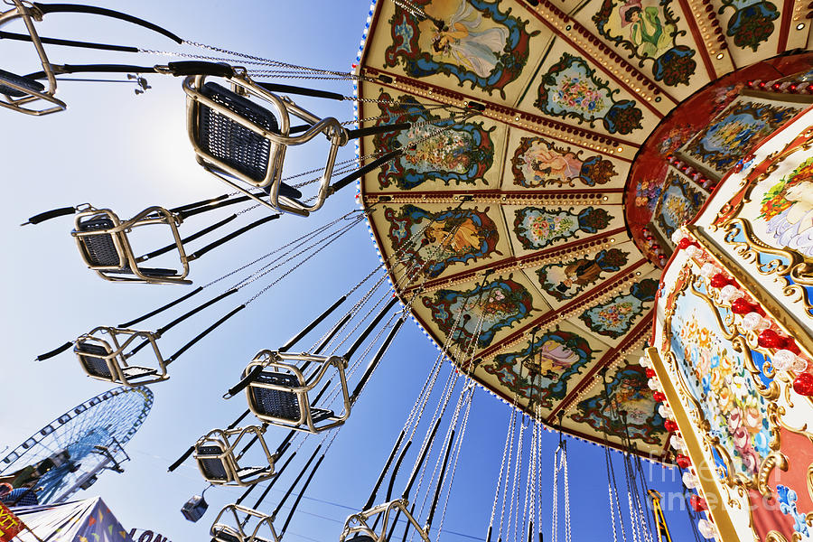 Swing Ride At The Fair