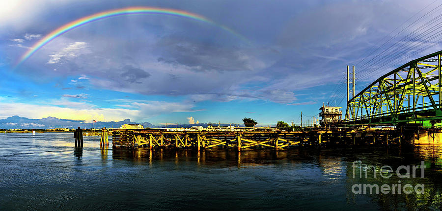 Swingbridge Rainbow Photograph by DJA Images