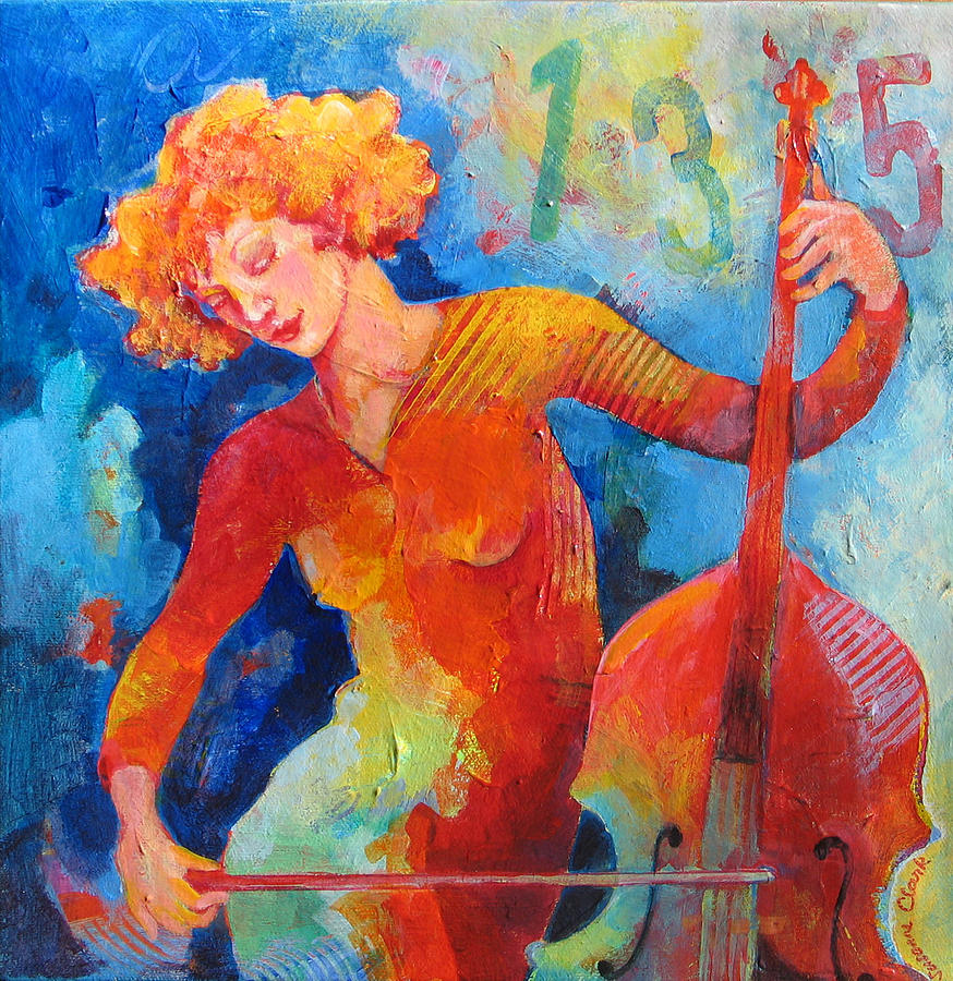 Swinging at Club 135 Painting by Susanne Clark