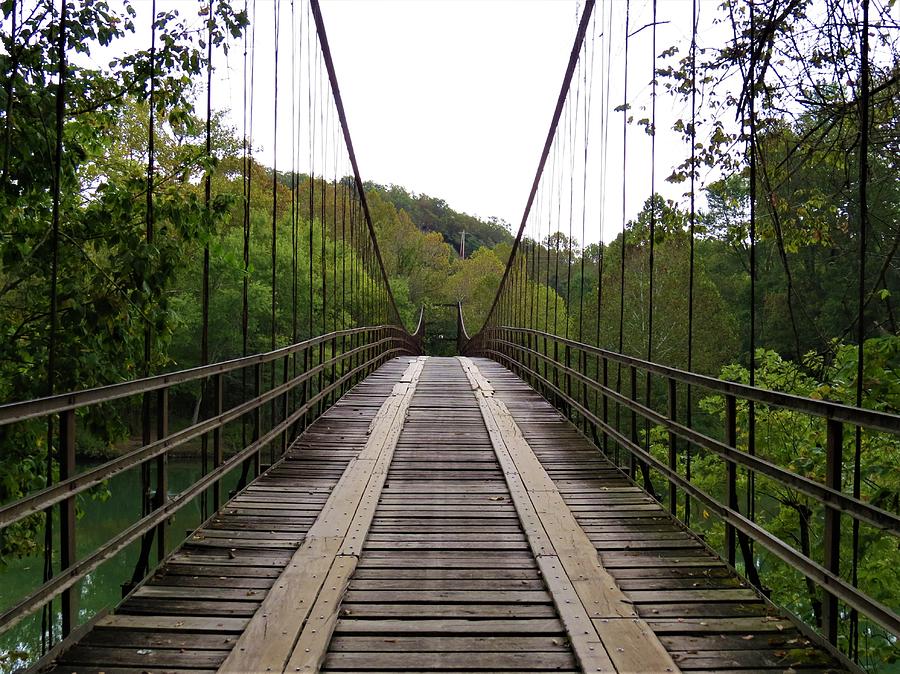 Swinging Bridge Photograph by Curtis Jackson