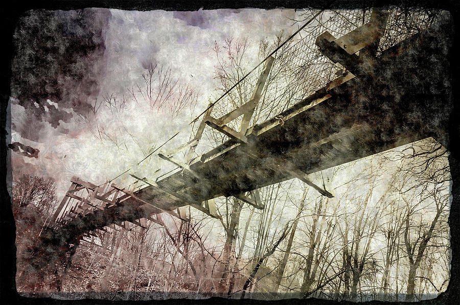 Swinging Bridge Photograph by Jim Love