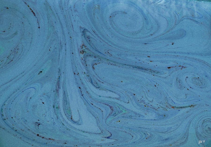 Swirl-a-ma-bob Painting by Lori Kingston