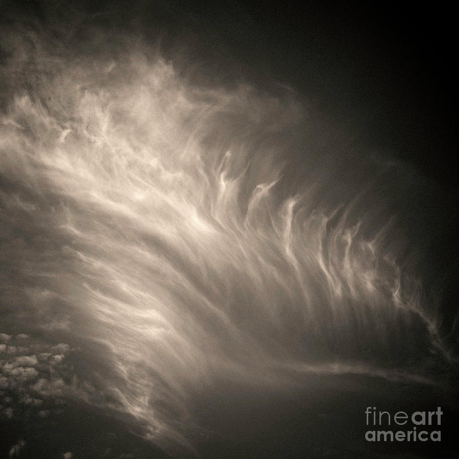 Weather Photograph - Swirl Cloud. by Bernard Jaubert Weather Photograph - Swirl Cloud. by Bernard Jaubert