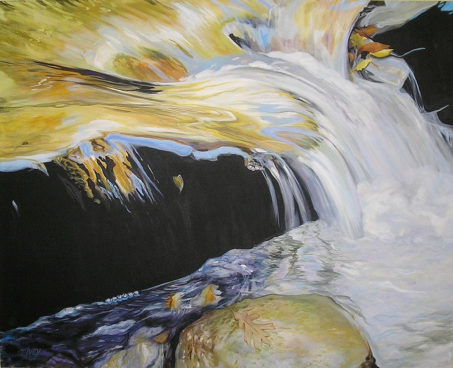 Landscape Painting - Swirl I by Denise Ivey Telep