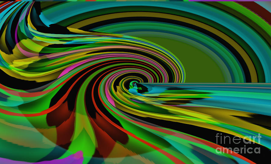 Swirl Digital Art by James Smullins