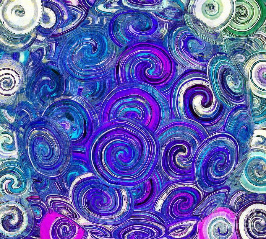 Swirl Digital Art by Krissy Katsimbras