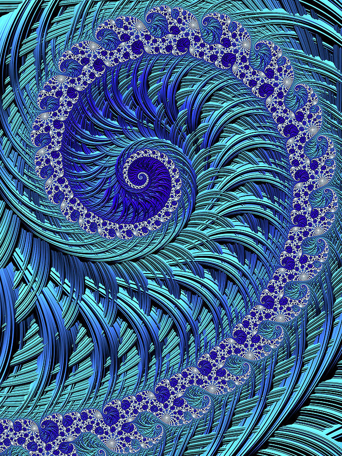 Swirl Pool Digital Art by Susan Maxwell Schmidt