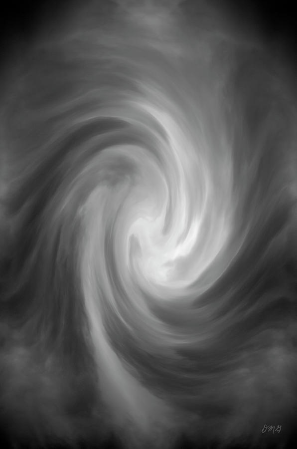 Black And White Photograph - Swirl Wave IV by David Gordon