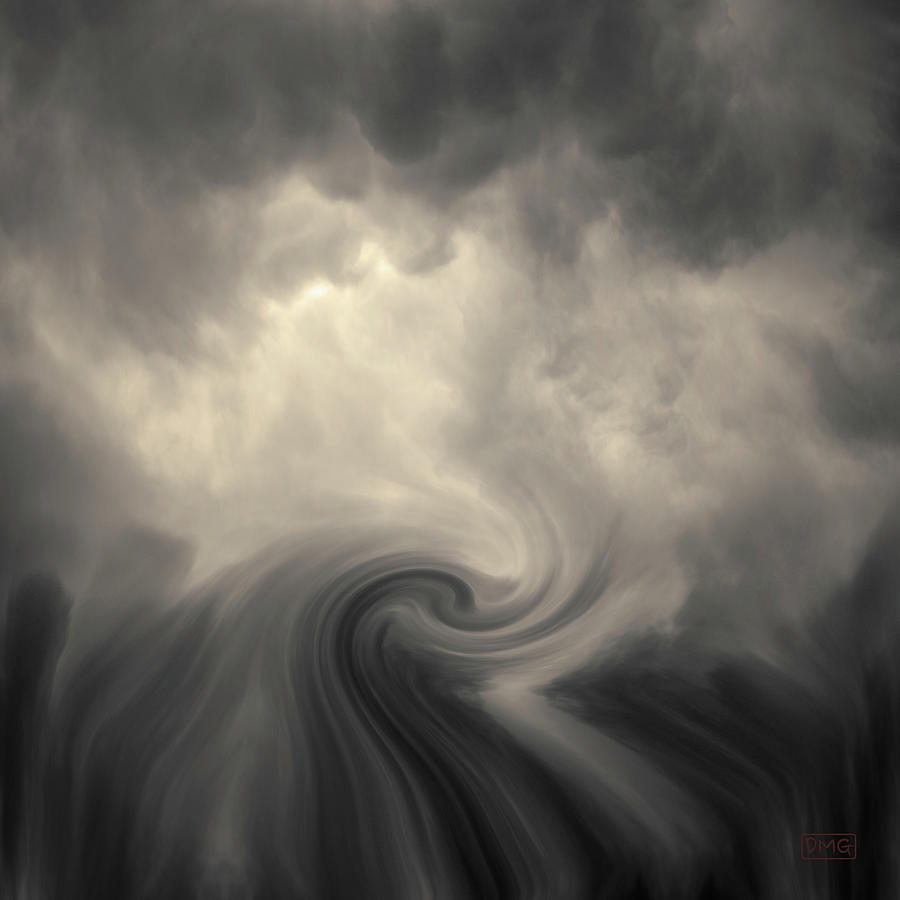 Swirl Wave VI Toned Photograph by David Gordon