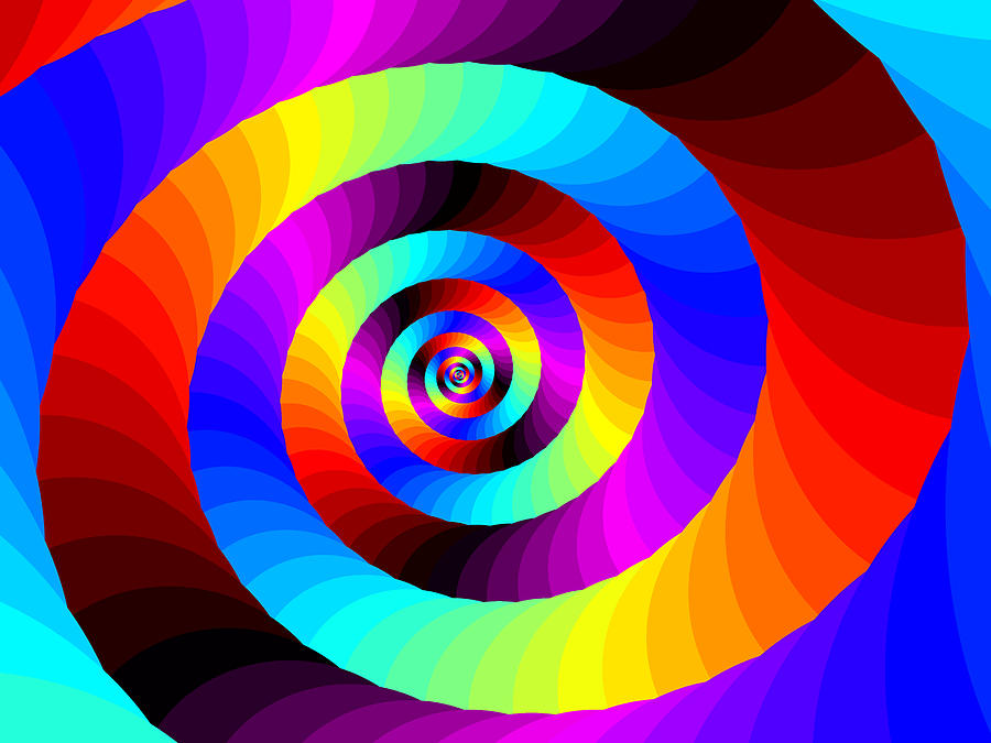 Swirled Spiral Digital Art by Blair Gibb