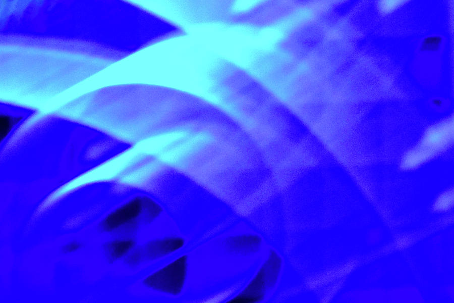 Abstract Photograph - Swirling Blue by Trina R Sellers