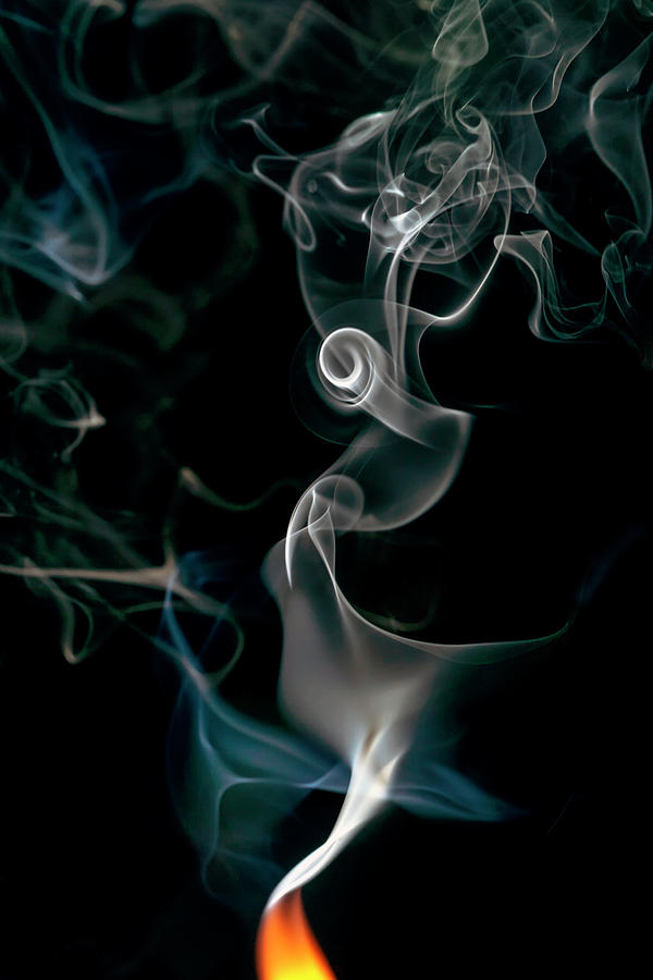 Swirling Flame Photograph by Christopher Johnson