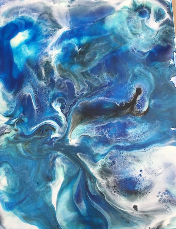 Swirling  Painting by Marge Healy
