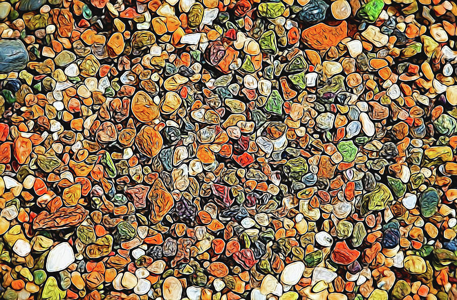 Swirling Pebbles Digital Art by Roy Pedersen