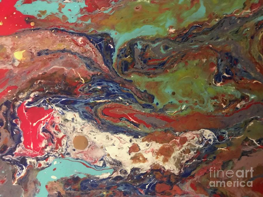 Swirling  Painting by Sherry Harradence