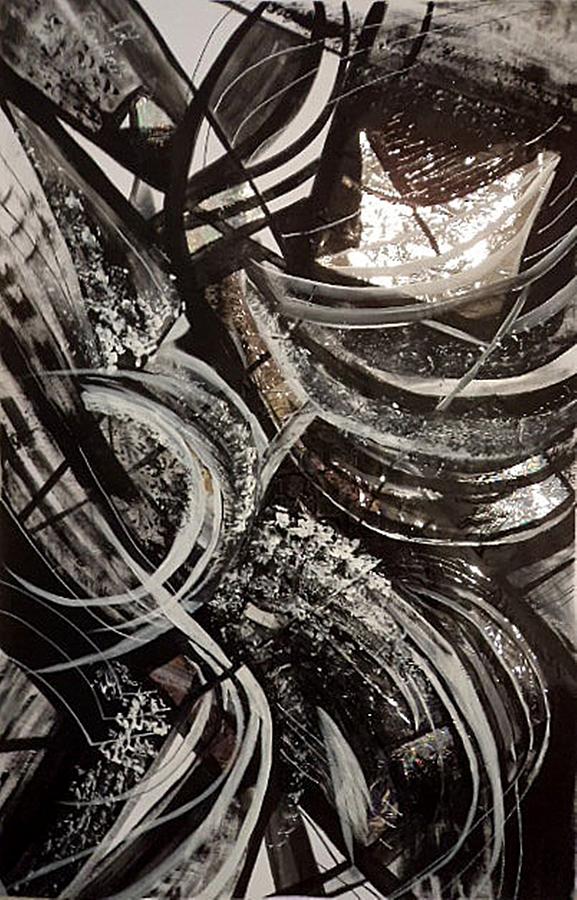 Swirls Painting by Patricia Rachidi