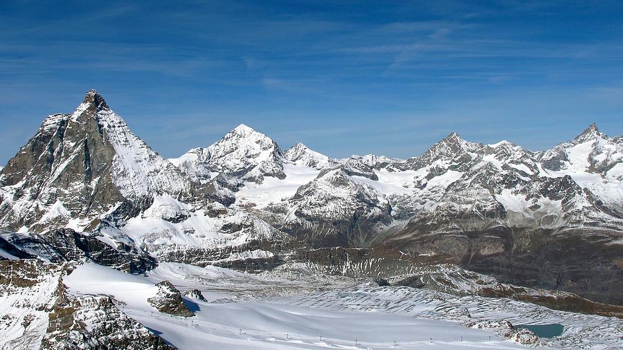 Swiss Glacier View Photograph by Sue Morris