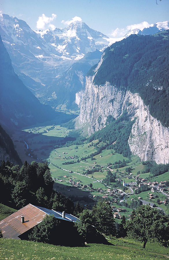 Swiss Valley Below Jungfrau Photograph by Carl Purcell