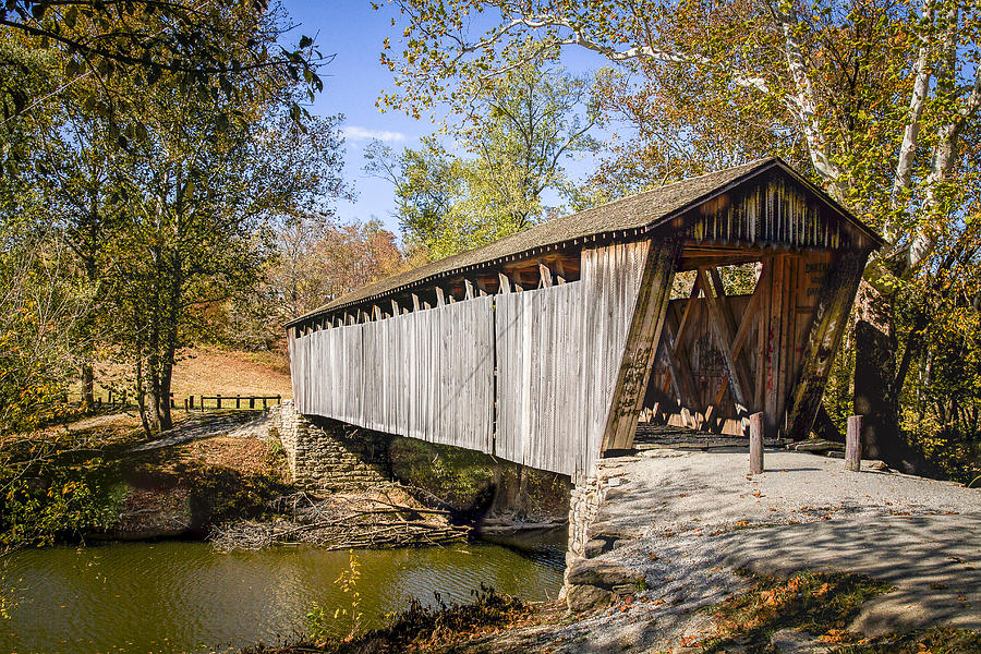 Switzer Covered Bridge Photograph by Jack R Perry