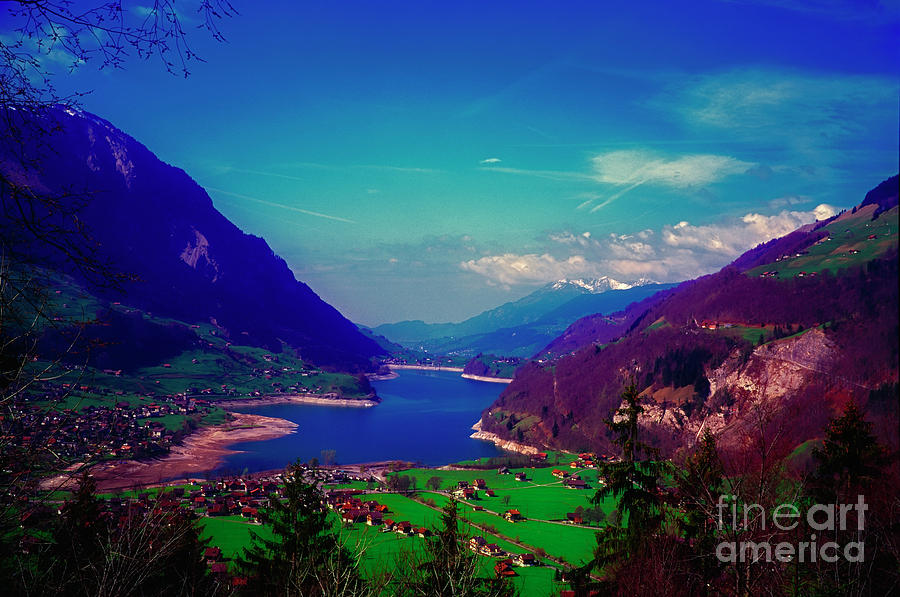 Switzerland alps lake  spring Photograph by Tom Jelen