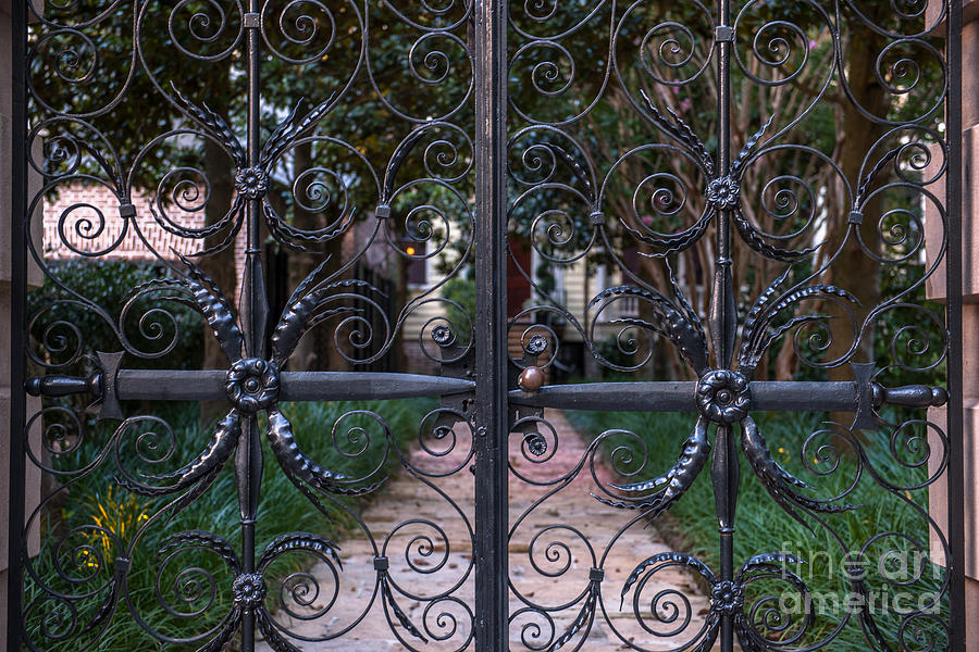 Sword Gates of Charleston Photograph by Dale Powell