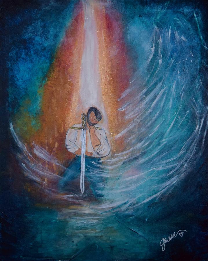 Impressionism Mixed Media - Sword of the Word by Jewell McChesney