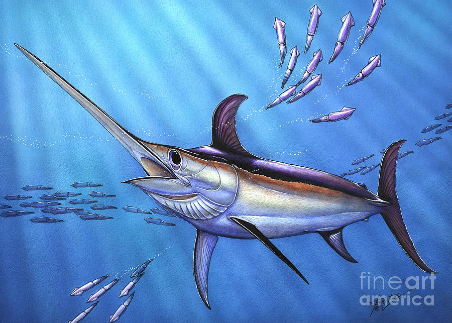 Swordfish in Freedom by Terry Fox