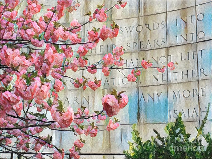Swords Into Plowshares - Spring Flowers Photograph by Miriam Danar