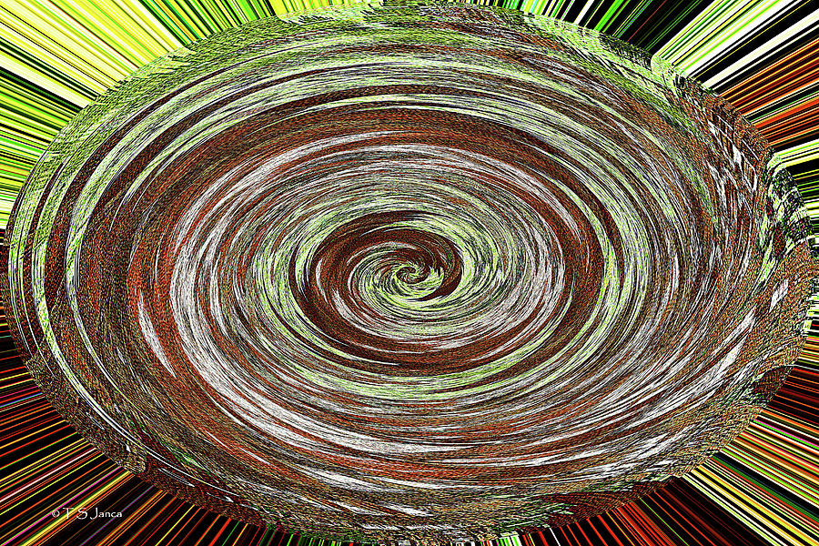 Sycamore Tree And Imagin#2ation Abstract #2 Digital Art by Tom Janca