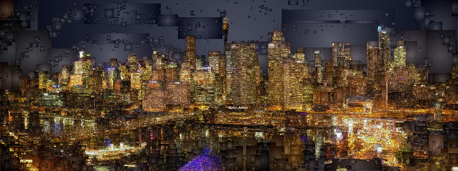 Sydney Australia Skyline Digital Art by Rafael Salazar