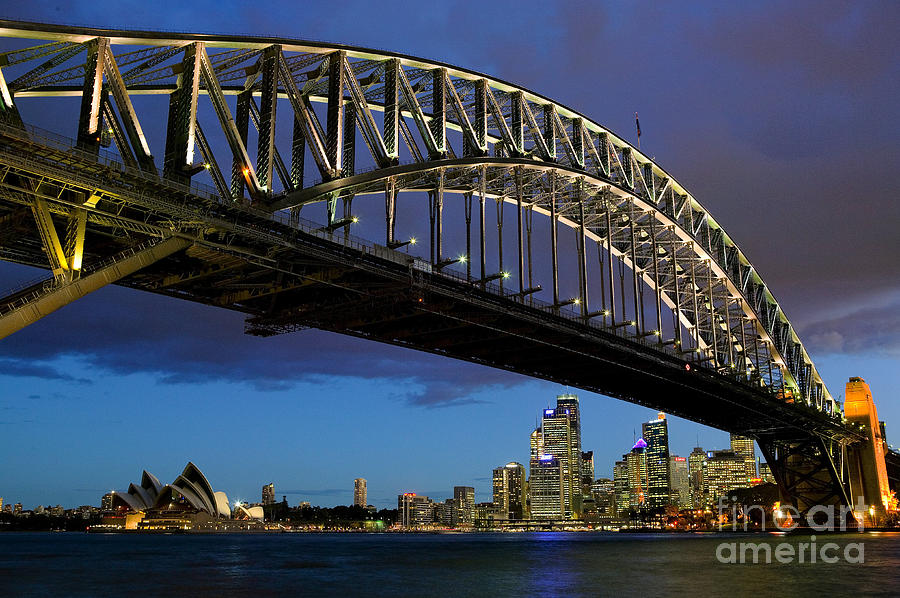 Sydney Harbor Bridge Photograph by Dana Edmunds - Printscapes